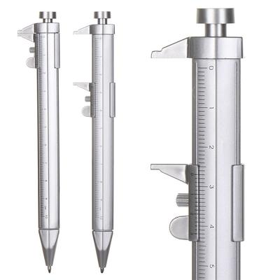 Stationery Unisex Rotating Multifunctional Vernier Calipers Pen Scale Ruler Ballpoint Write Tool