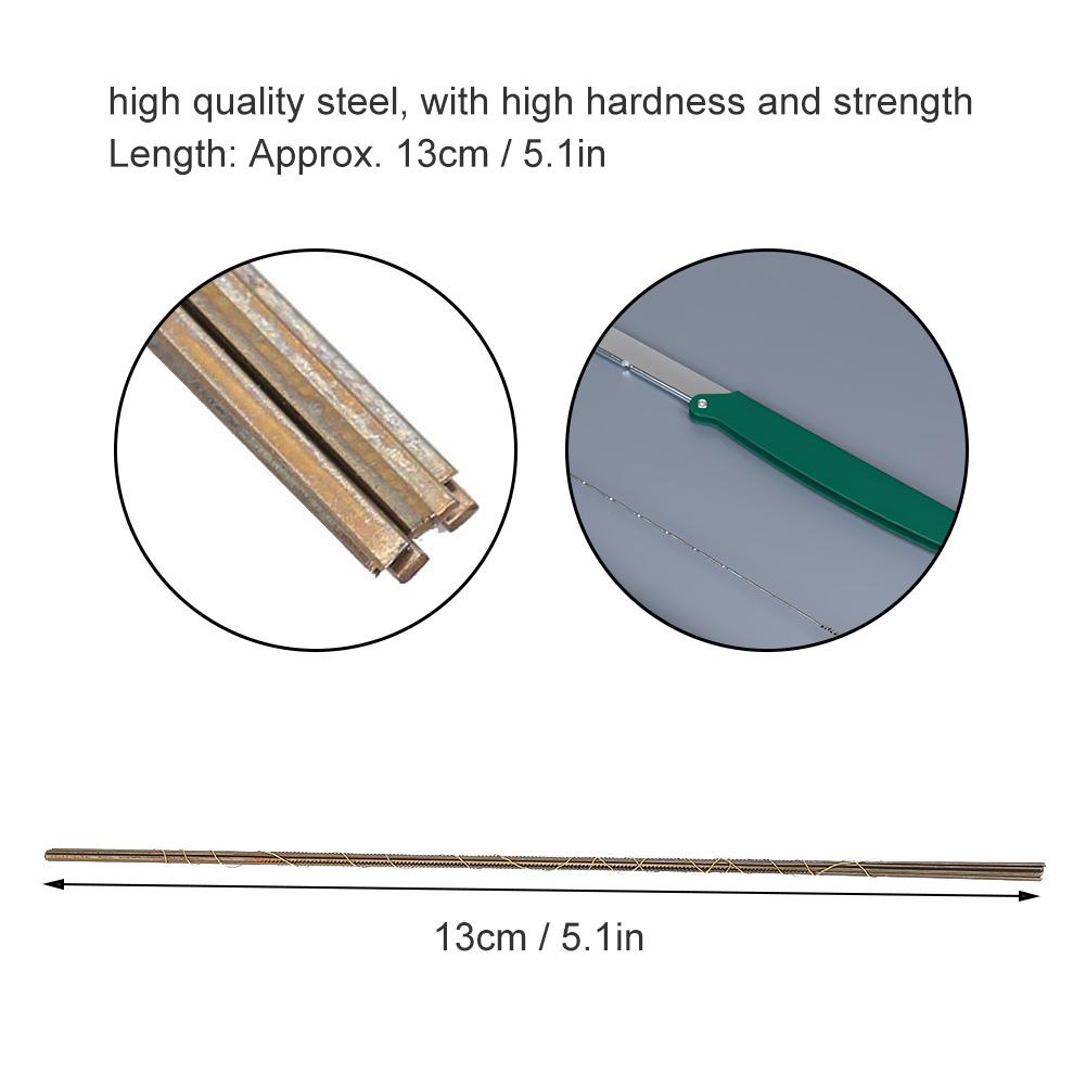 12pcs Steel Jewelry Saw Cutting Blades Replacement Woodworking Accessory