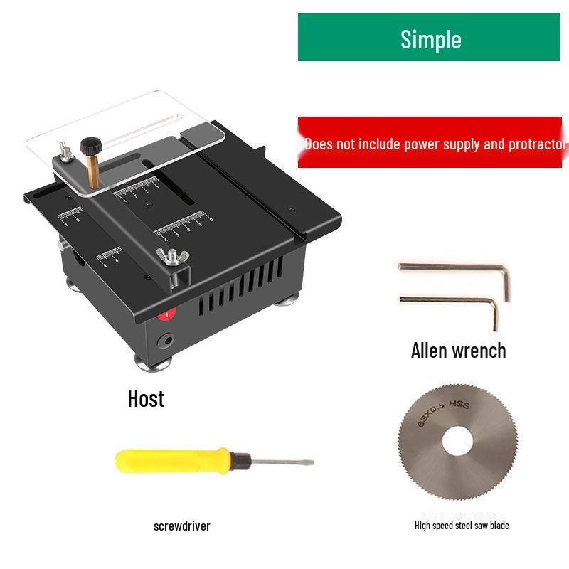 

Компактна електрична настільна пилка для DIY деревообробки та точного різання