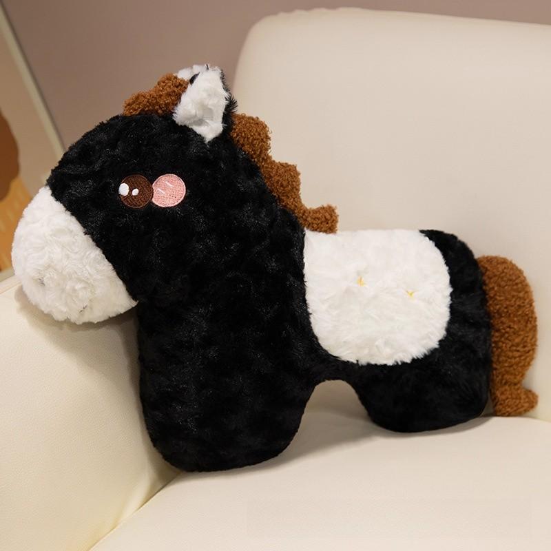 

Плюшевая игрушка Лошадь Фортуны из мягкой коротковорсовой ткани для декора офиса и в качестве подарка Style D