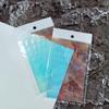6/11 Sheets 3D Aurora Geometric Shape Ice Nail Foils Sticker Glass Paper Color Paper Nails Film Decals Cube Heart Nail Stickers
