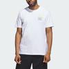 Adidas Originals Trefoil Quality Tee Logo Print Short Sleeve Sports T-Shirt Men Tops White IJ0980