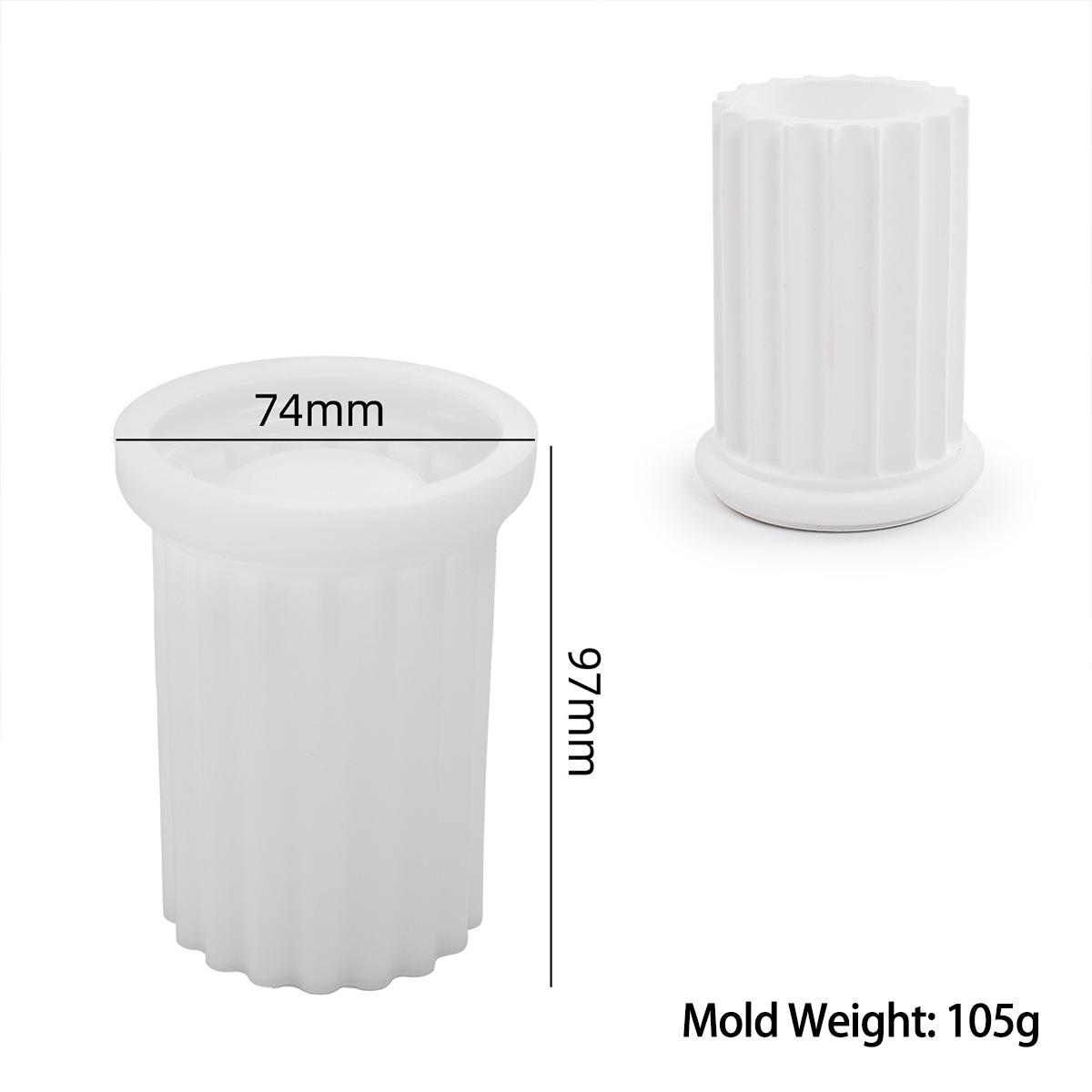 

Силиконовая форма для свечного стакана в виде римской колонны с крышкой, европейский стиль, формы для цементного стакана, емкость для хранения, формы для вазы для цветов, формы из смолы, домашний декор