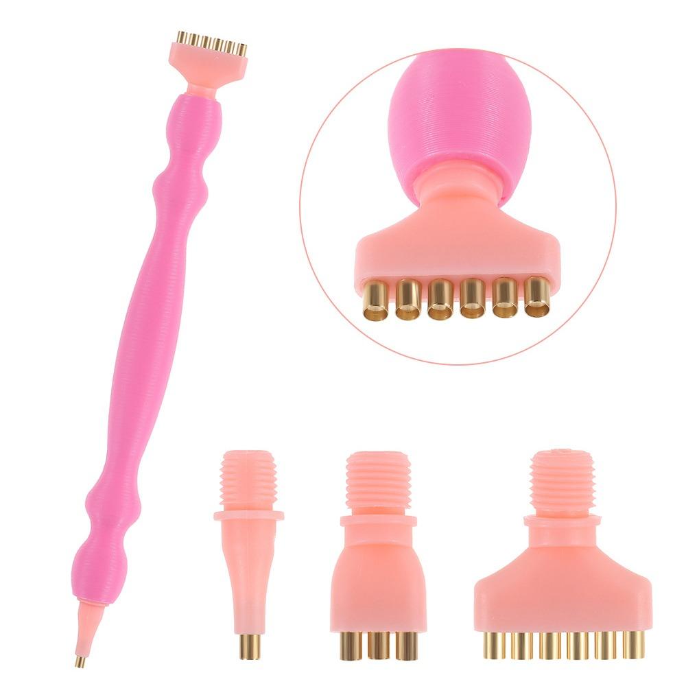 Zapasowe Końcówki do Długopisów Zestaw Długopisów do Malowania Diamentowego 5D DIY Rzemiosło z Wielofunkcyjnymi Plastikowymi Końcówkami Gwintowanymi Długopisy do Wiercenia Punktowego