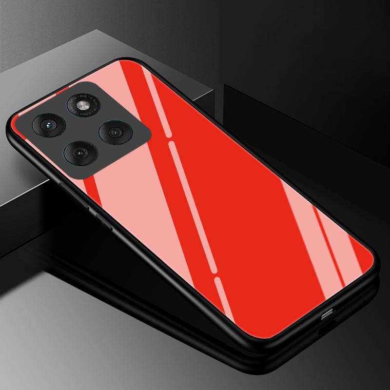 Handyhülle aus gehärtetem Glas für Motorola Edge 60 Fusion 60 Neo 60S Hülle Hart-PC Fundas Rückseite Bumper für Moto Edge60 Stylus Coque