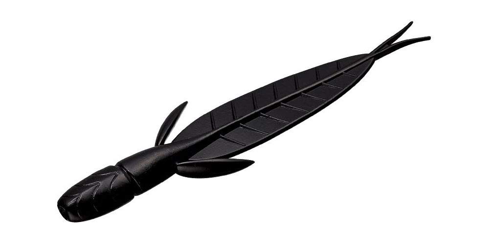 EVERGREEN Worm C-4 Reach 3.1 inch #58 Solid Black