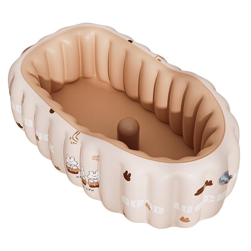 Baby Bath Child Inflatable Bath Indoor Foldable Bath Baby Bath Sitting Lying Bath