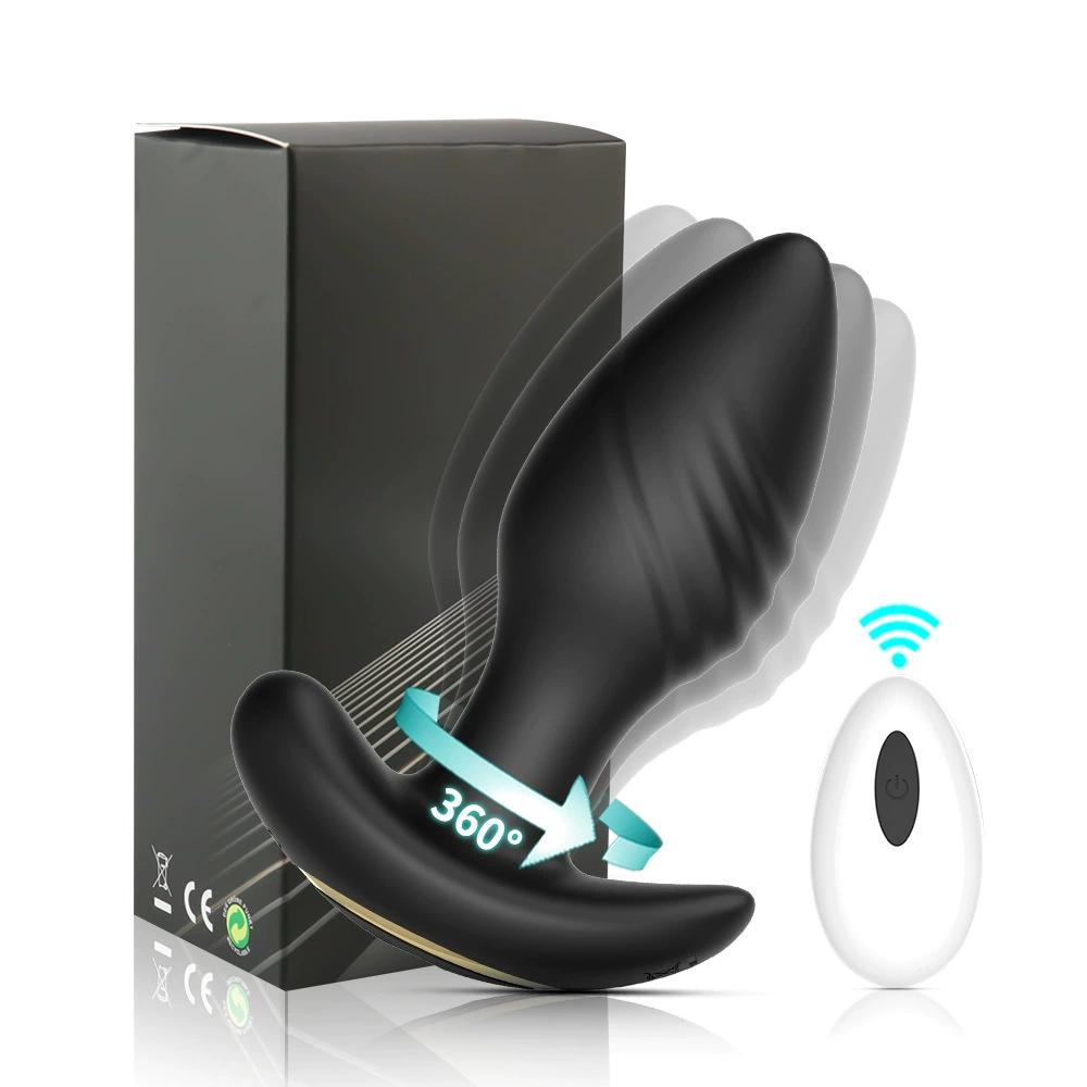 Adult Sex Toys For Men Prostate Massager With Remote Control, Rotating Vibrator Adult Toys Anal Plug Vibrating With 9 Rotating 9 Vibrating Modes