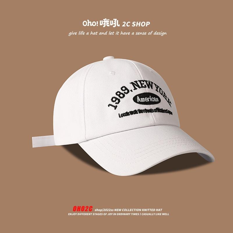 Letter cap Children's embroidery baseball cap Tide casual versatile face small visor men