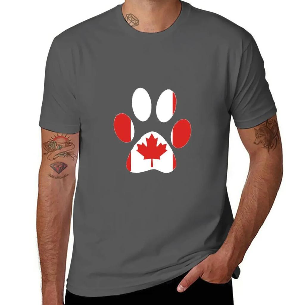 T-Shirt vintage clothes black Canadian Cat/ T-Shirt hippie clothes t shirt man summer top clothes