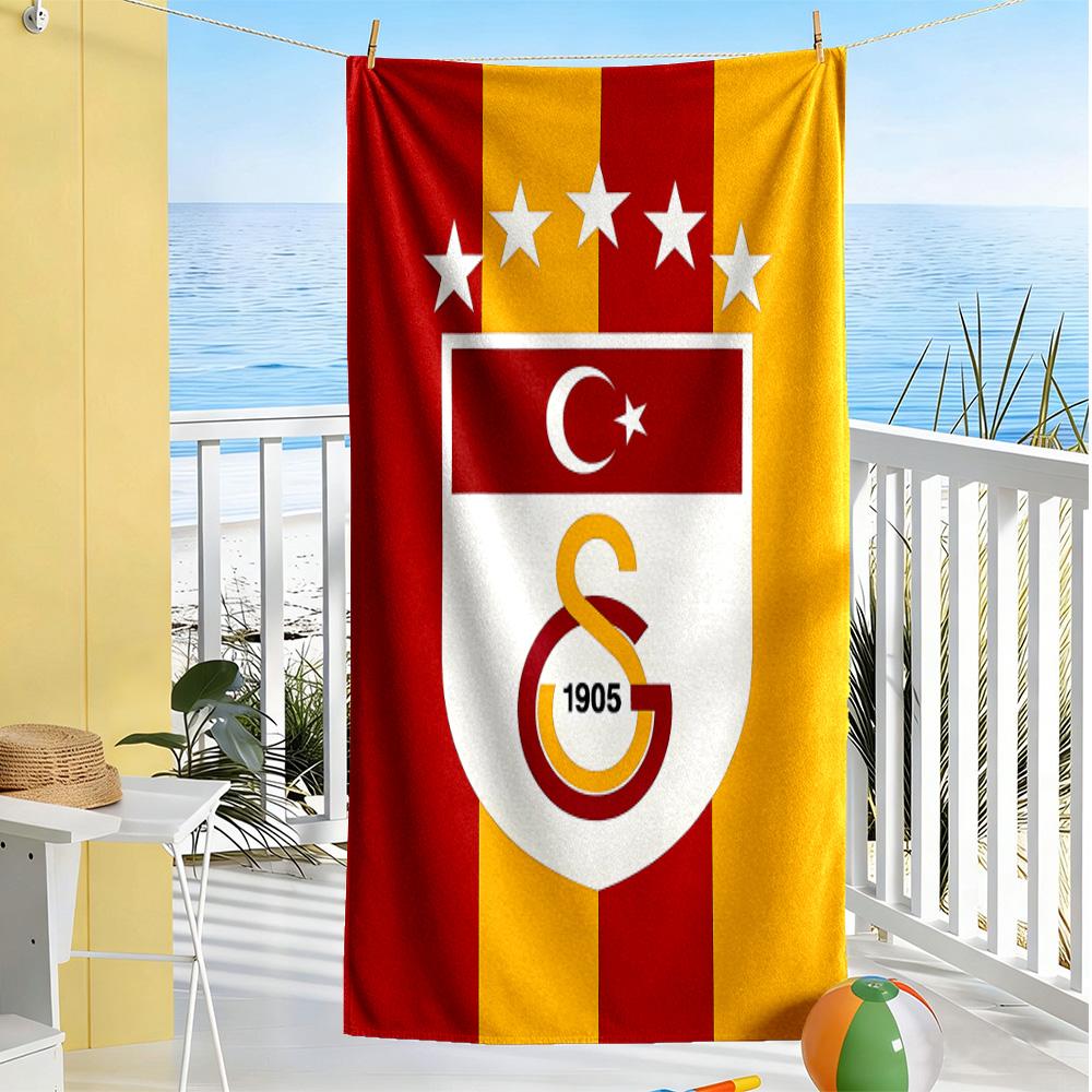 Galatasaray Lion Pride soft beach towel lightweight Couple beach towel, family beach towel set Outdoor Accessory
