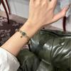 Hainan Agarwood & Jade Bead Bracelet - 8mm High-Quality Wenwan Design
