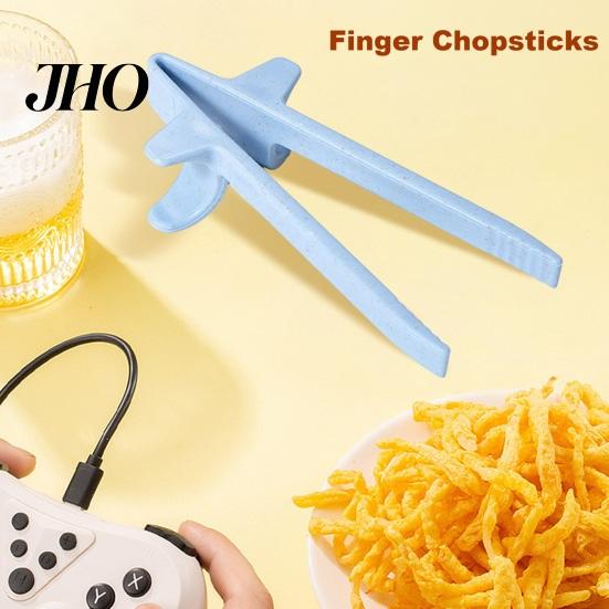 Gamer Snack Grabber 1 Pair Finger Chopsticks Food Grade Reusable Gamers Tong Holder Clip Tweezers Chip Tools Christmas Gift