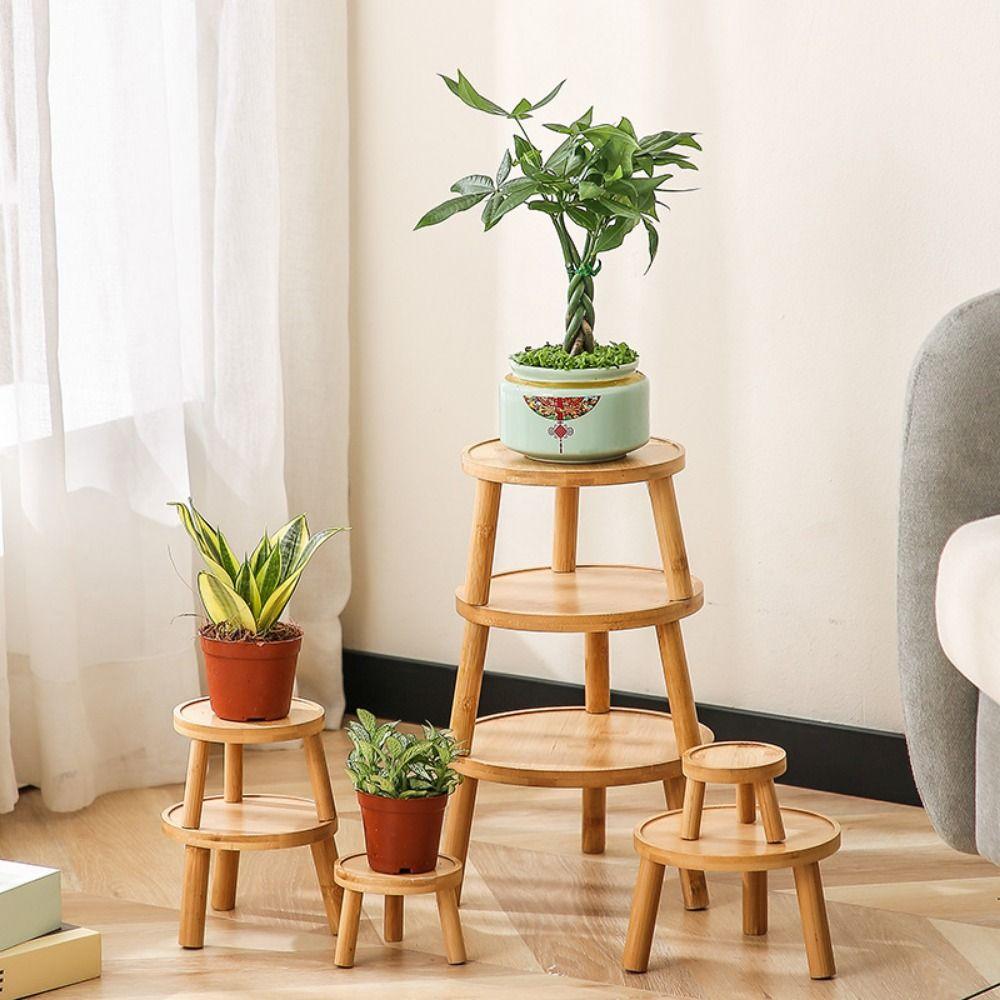 Soucoupe de pot de fleurs jaune rouge Support rond pour plantes Base de bonsaï de haute qualité Maison Bureau