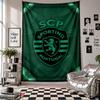 Arazzo da Parete FC Sporting CP Decorazione per la Casa Tessuto da Appendere a Parete per Camera da Letto Soggiorno Sfondo