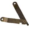 Silver Support Hinges Tables. Yellow 4pcs 68x11 Mm