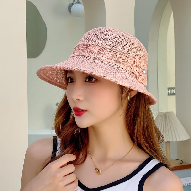 Casual Woven Sun Hat For Women With Large Brim And Uv Protection For Beach And Hiking