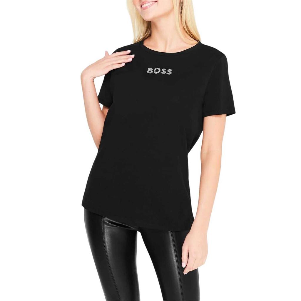 Hugo Boss Womens/Ladies Diamante Logo T-Shirt