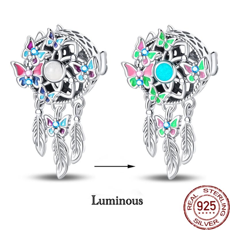 Genuine copper Dreamcatcher Tassel Charm Bead Charms Bead Charms Ideal For Women Authentic Bracelets Bangles Fashion Do It Yourself Jewellery Hot Gift