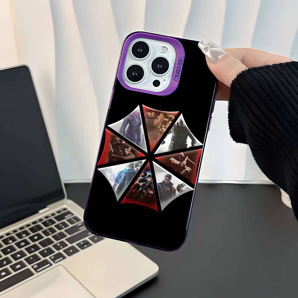 

U-Umbrella Corporation Purple Matte Shockproof CoverPhone Case For iPhone 17,16,15,14,13,12,11,Pro,XS,Max,Plus,Mini,SE4,E iPhone16plus