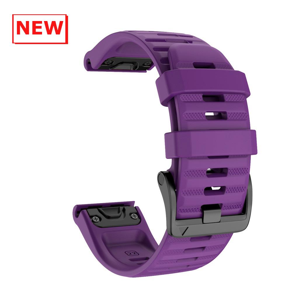 Cinturino in Silicone da 22 mm 26 mm per Garmin Instinct 3 2X Solar Band Fenix E 8 7 7X 6X 6 Pro/Quatix 7 6 5 3/Enduro 3 2 Braccialetto QuickFit