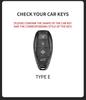 Car Key Case for Hongqi Models: H6, HS5, H5, H9, EH7, HS3, HQ9 - Interior Flocking with Buckle