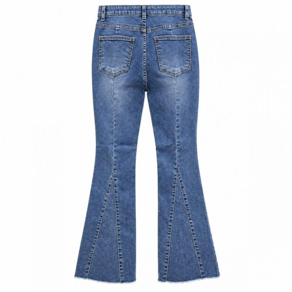 Ggpx New York Reversed Cut Detail bootCut Denim Pants Gq9pt010f