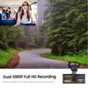 Auto DVR HD 1080P Palubní kamera IPS Videorekordér Cyklus Palubní kamera Zrcadlo Řídicí rekordér Noční vidění