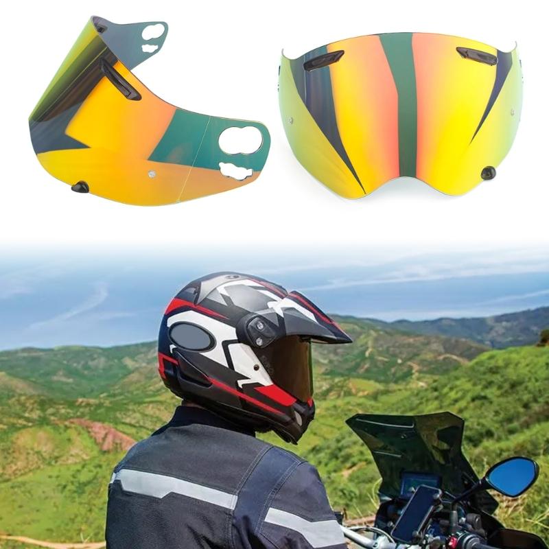 Adjustable High Visibility Motorbike Full Face Helmets Lens Visors Shield Suitable for Cross3 Long Rides Profession