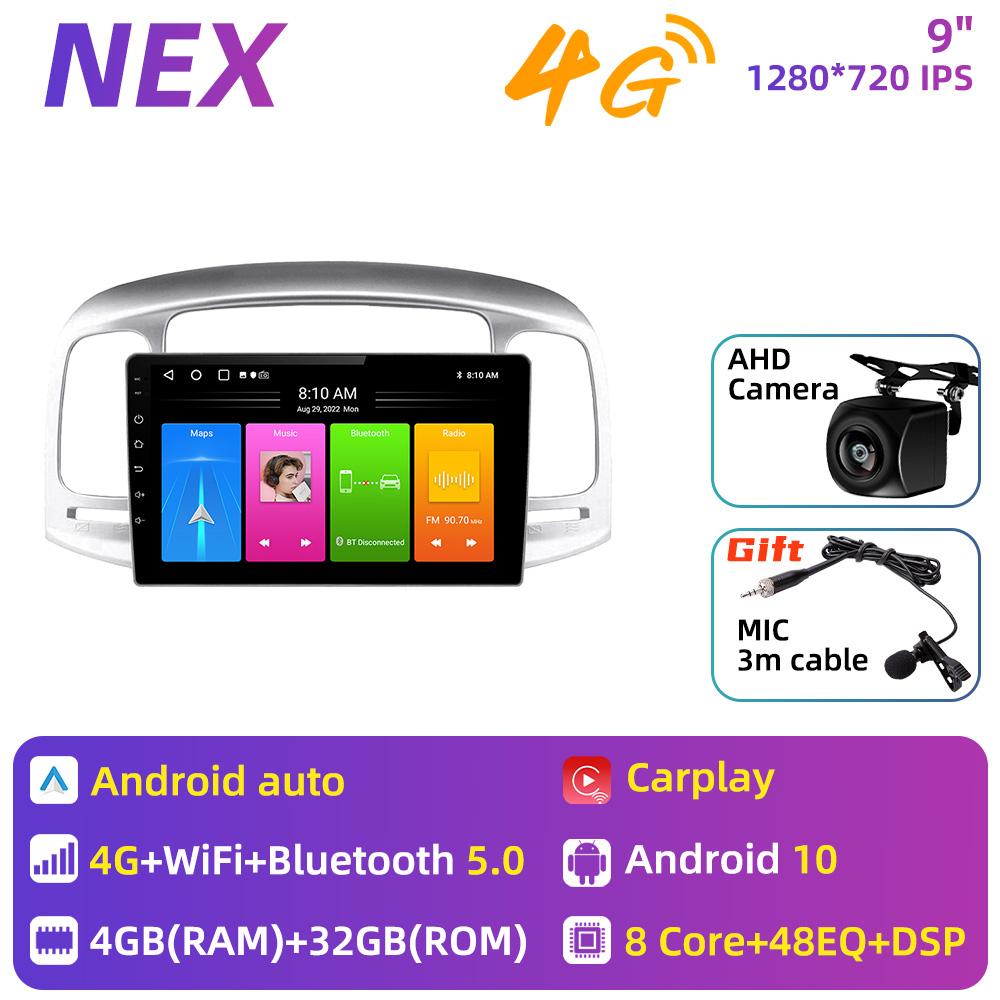 For Hyundai Accent 2006-2011 Screen 2 Din Android Radio Car Multimedia Player  Stereo GPS Navigation  Unit  Autoradio Carplay