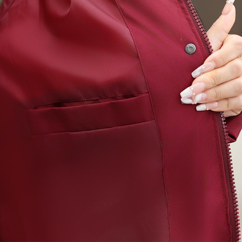 Wintermäntel für Frauen mittleren Alters mit Kapuze, Kunstpelzkragen, Oberbekleidung, locker, elegant, Übergröße, lange Parkas, dicke, warme Damenjacken