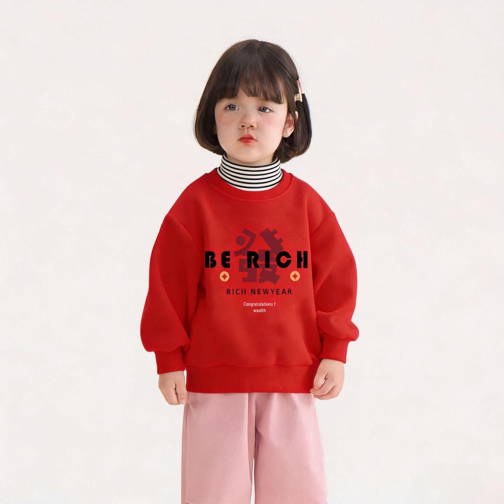 Neues Zweiteiler-Outfit für Kinder Hoodie - Samt-Oberteil für Jungen & Mädchen