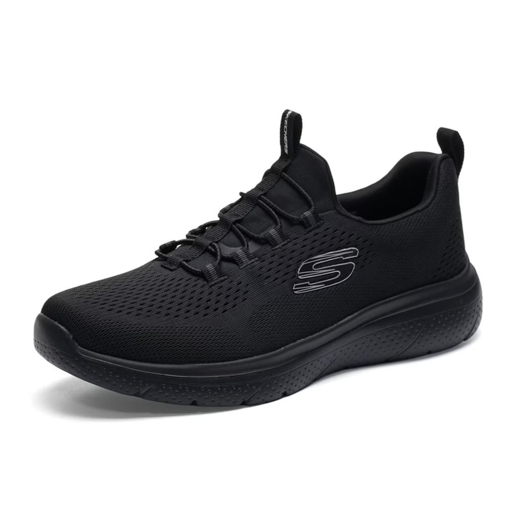 Skechers Memory Foam Comfortable Versatile Breathable Running Shoes Men Sneakers Black 8790439-BBK