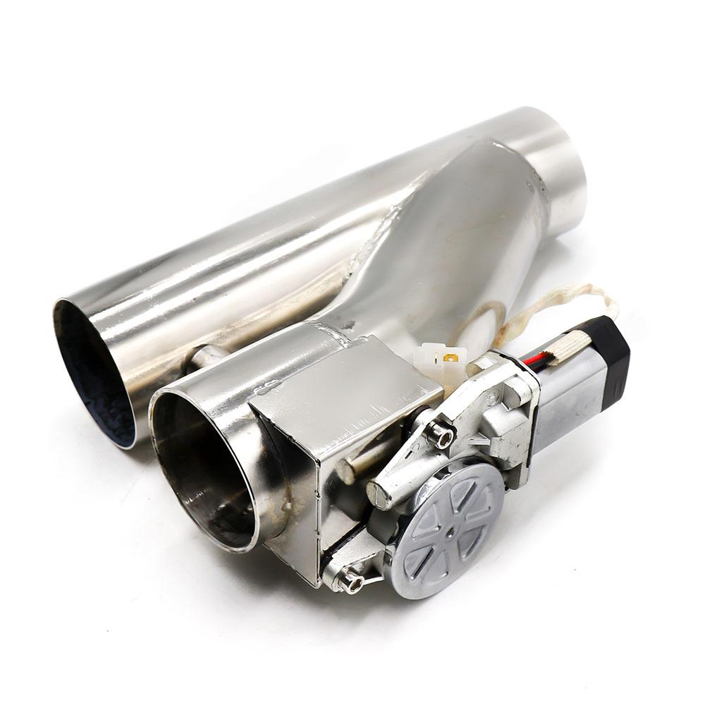 2'' 2.25'' 2.5" 3'' Exhaust Control Valve Exhaust Pipe Electric Y Pipe Exhaust Electrical Cutout Pipe with Hand-wire Wholesale