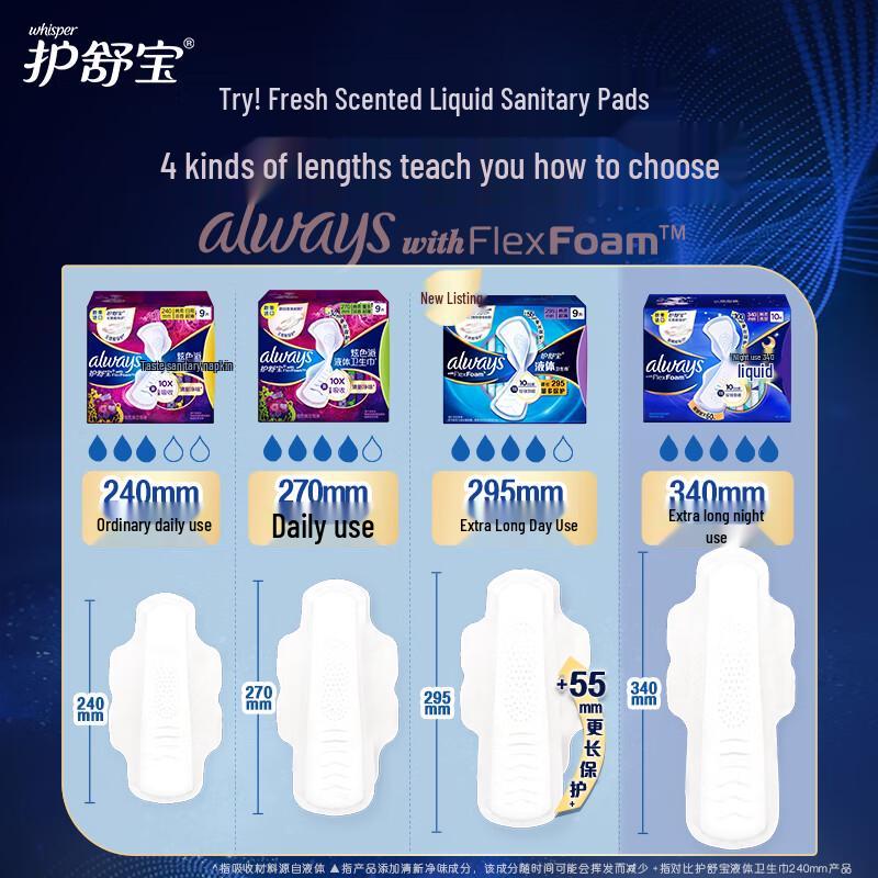 Absorbante igienice lichide Whisper Radiant