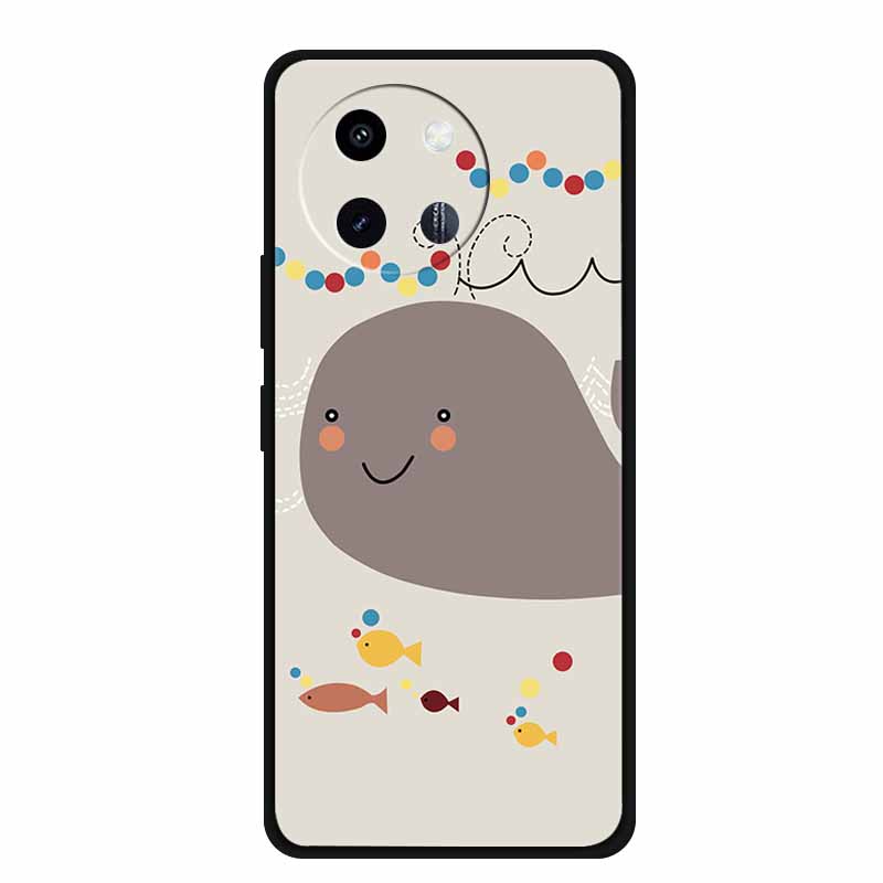 3D Lovely Cute Case For Vivo Y38 Y200i Y200T T3X Soft TPU Silicone Bumper Protector Relief Flower Emboss Phone Cover Funda Capa