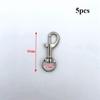 5pcs Leather Strap Belt Keychain Traction Buckles Trigger Clips  Luggage Hardware Accessories