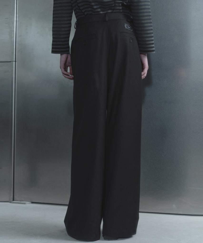 Kilyu Wrap Slacks_Black