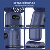 3000mAh  Mini Camping Fan Foldable Portable Neck Hanging Fans 5 Speed USB Rechargeable Fan with Phone Stand and Display Screen