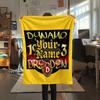 1 Stück Dynamo Dresden Benutzerdefinierter Name Gemustert Flanell Decke Geeignet Für Alle Jahreszeiten Für Heimdekoration Wärme Und Komfort Geschenke Feiertagsgeschenk