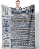Perfect Gifts to Dad Blankets for Father's day Mother's Day Anniversary Birthday for Mom Son Daughter Grandpa Grandma Aunt Throw