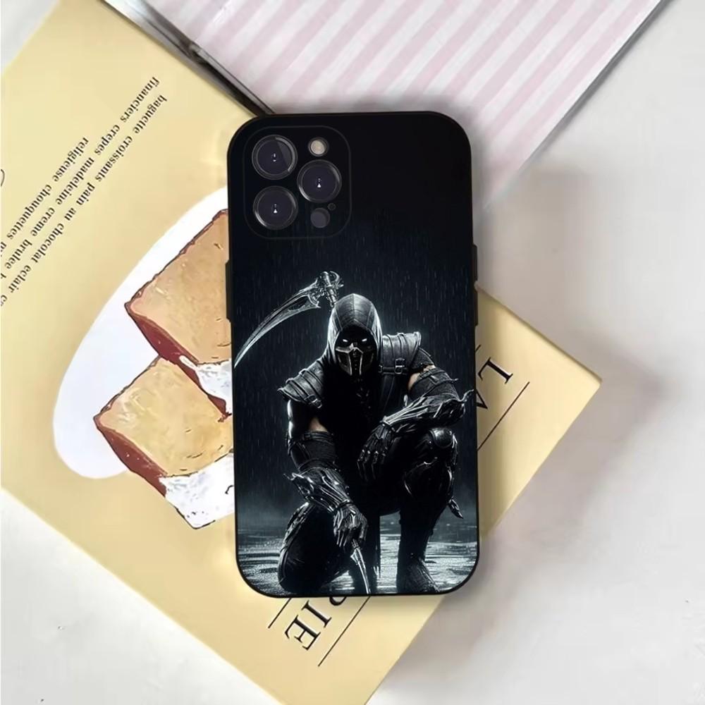 Mortal Kombat  Phone Case For iPhone 16,15,14,13,12,11,Pro,X,XS,Max,XR,Plus,Mini Soft Black Cover