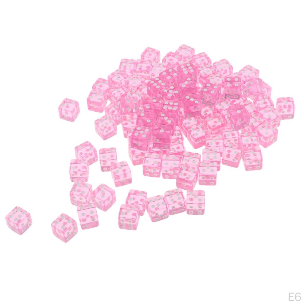 100 buc. Set D6 cu 6 fețe