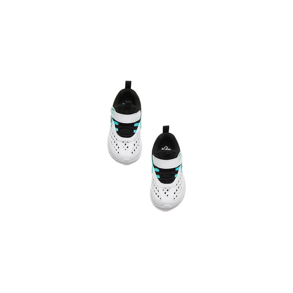 Anta Kids Non-Slip Lightweight Low-Top Walking Shoes Baby Shoes White Green Black A312320070-1