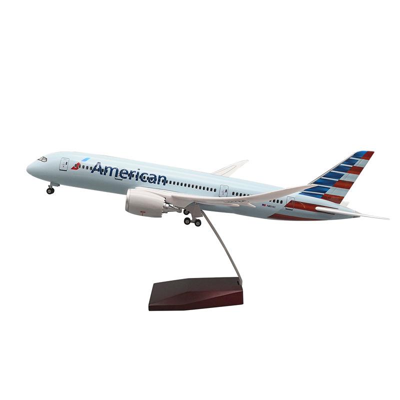 

Boeing 787 American Airlines landing gear with lights simulation aircraft model civil aircraft model gift