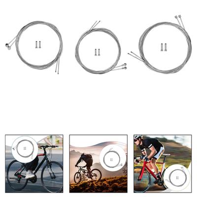 Versatile Stainless Steel Bike Cable Core Mountain Bike Parts Easy Installation for Commuter and Road Cycling Accessories