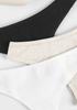 Figi damskie brazyliany z naturalnej bawełny organicznej Natural Cotton Ecru 1447 Sielei SIELEI 1447 FIGI BRAZYLIANY NATURAL COTTON ecru S