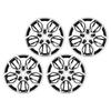 4 Pcs 14 Inch Hubcaps Full Protection Stylish Look Universal Fit R14 Wheel Rim Cover for Most Cars Truck SUV Silver