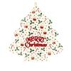 Christmas Tree Hanging Chime Ballet Sugar Plum 2D Flat Painting Iron Pendant for Xmas Tree Gift Decoration Custom