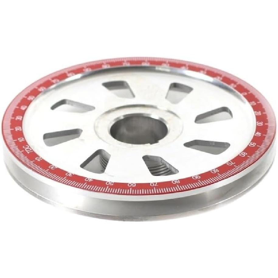 Red Color for Empi 9114 for Vw for Beetle Bug Aluminum Crankshaft Stock Size Pulley W/Holes & Red Timing Marks for Quali